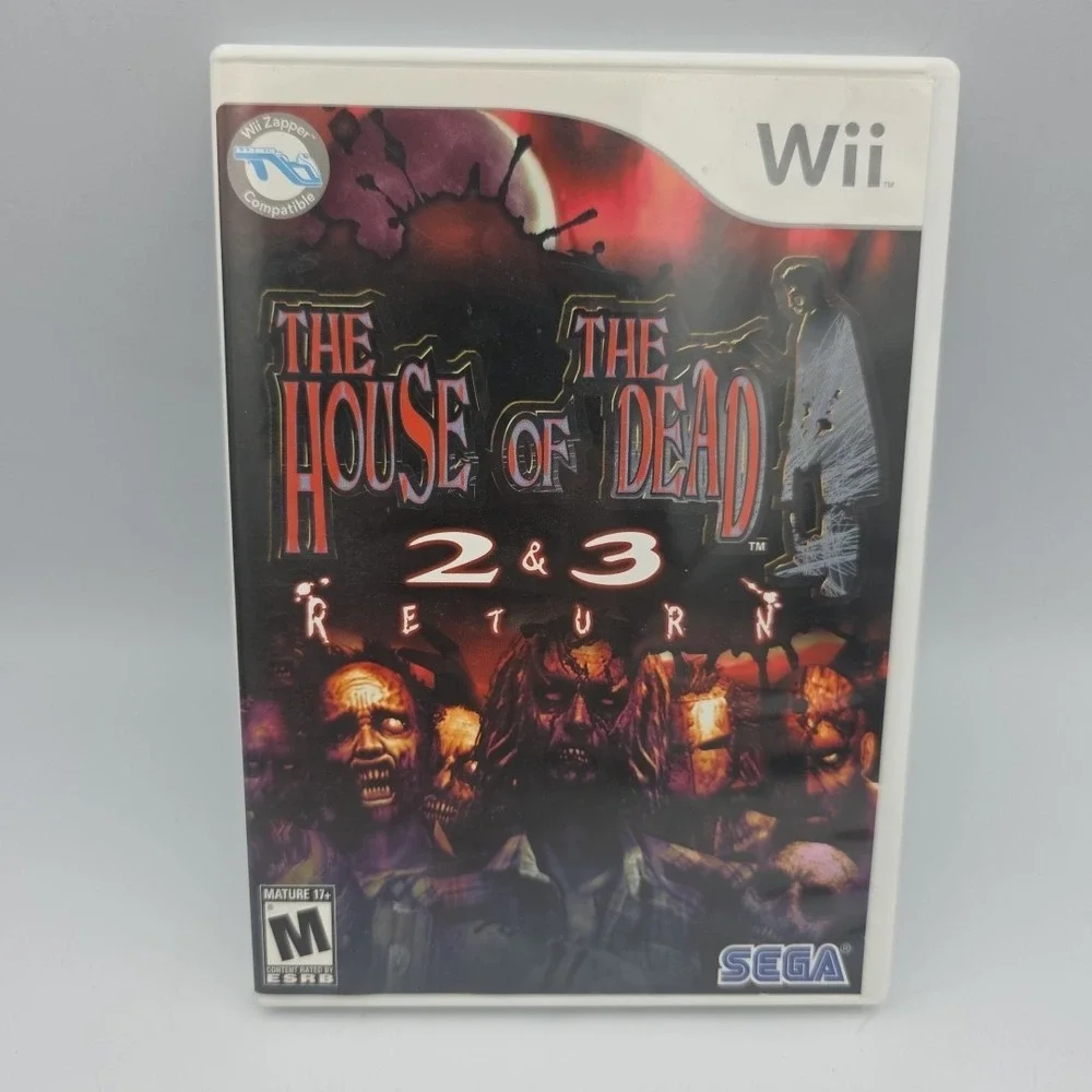 The House of the Dead 2 & 3 Return (Nintendo Wii) Complete - Tested - Authentic